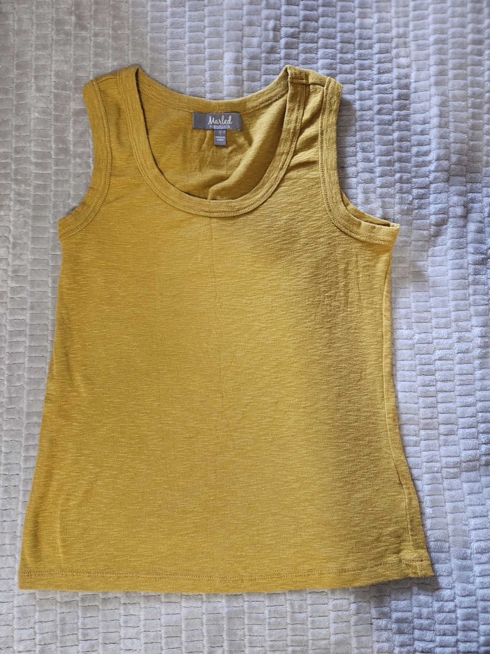 Marled Women's Tank Top - Sleeveless Scoop Neck